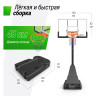 Баскетбольная стойка UNIX LINE B-STAND-TG 54x32